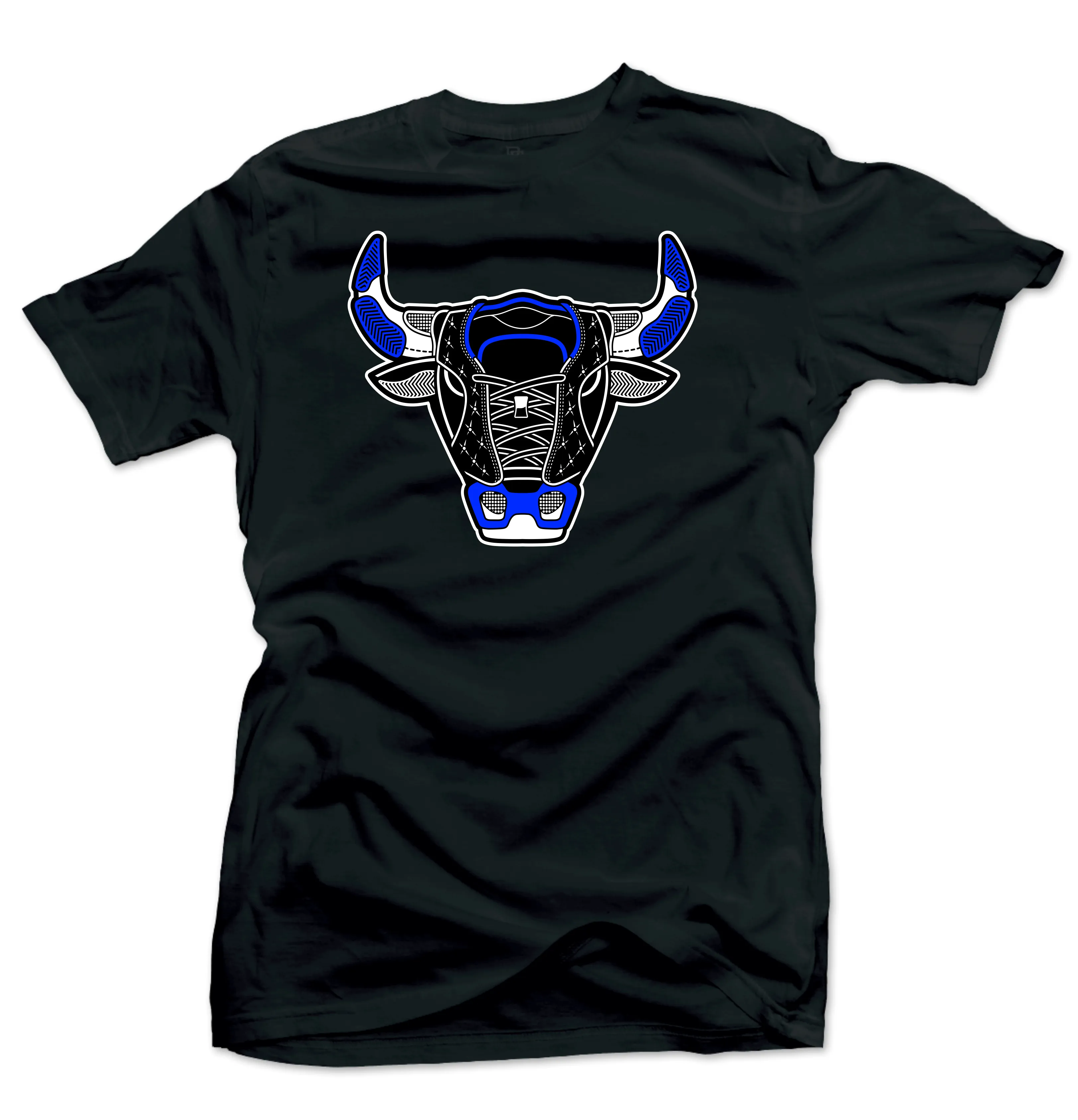 Shirt to Match Jordan 5 Racer Blue Sneakers-Bull 5 Tees