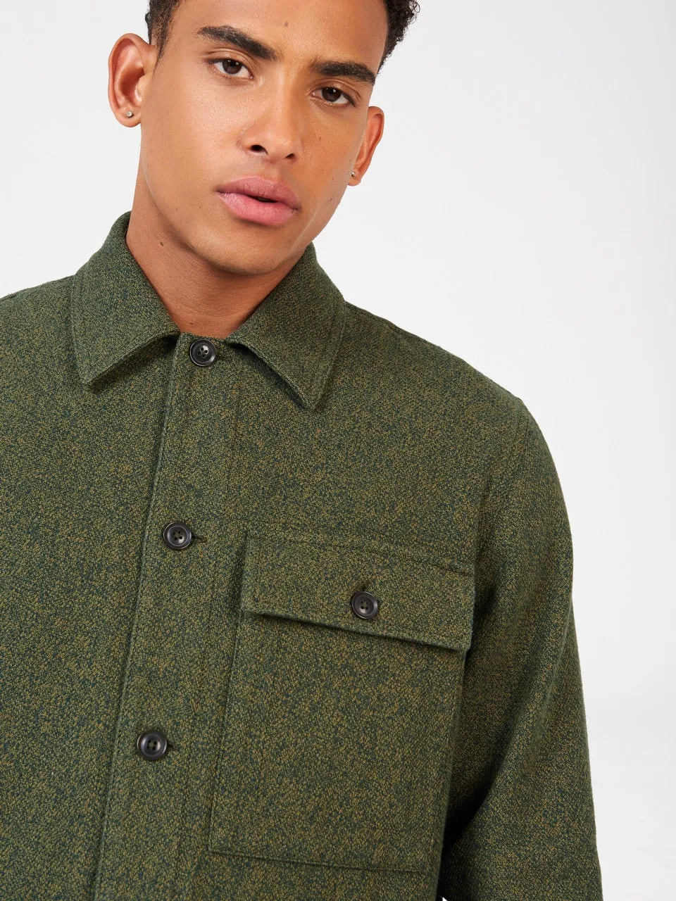 Signature Casual Cotton Jacket - Khaki