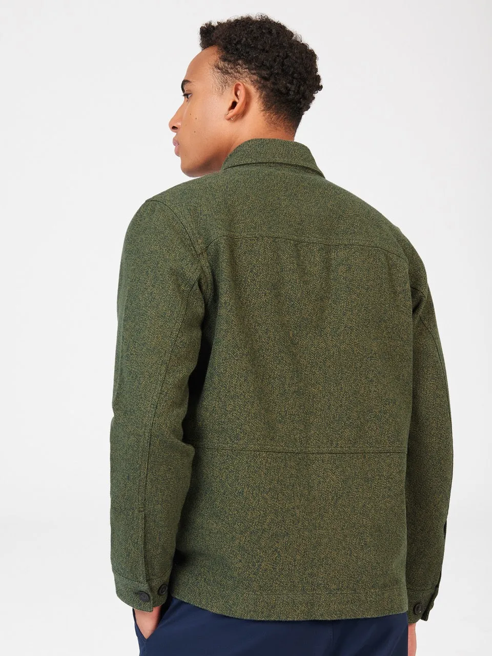 Signature Casual Cotton Jacket - Khaki