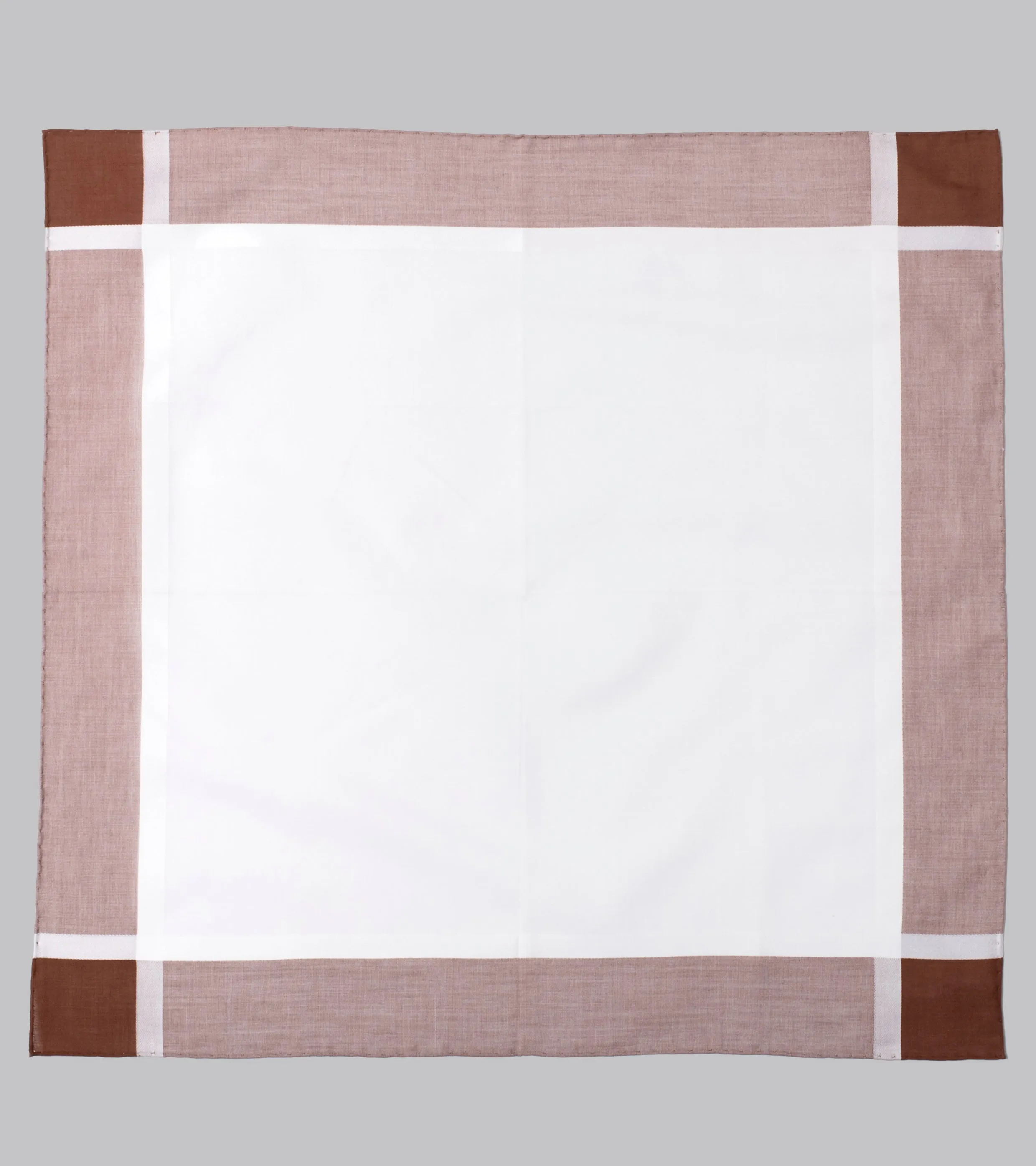 Simonnot Godard Arlequin Handkerchief Chocolate