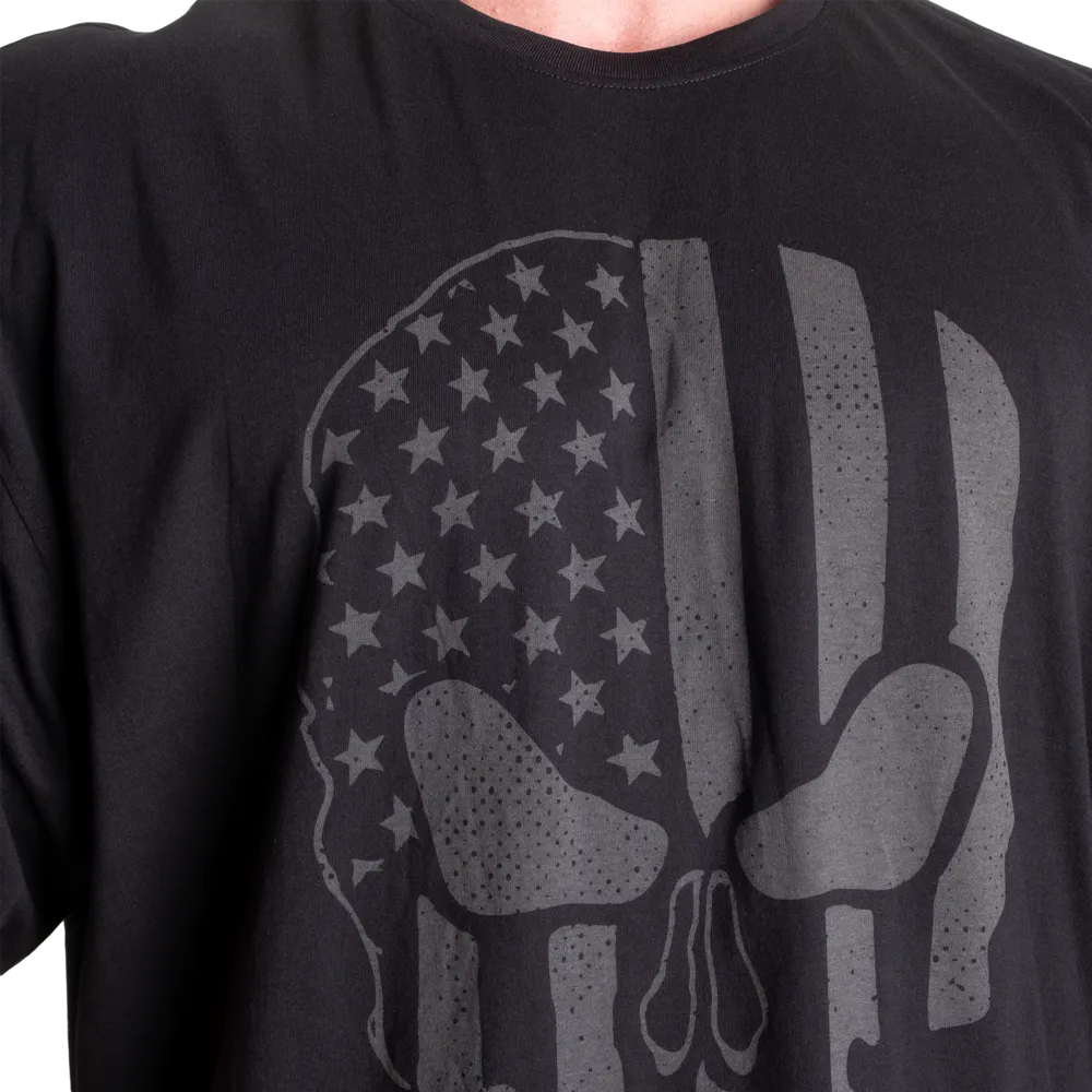 Skull Division Iron Tee, Black