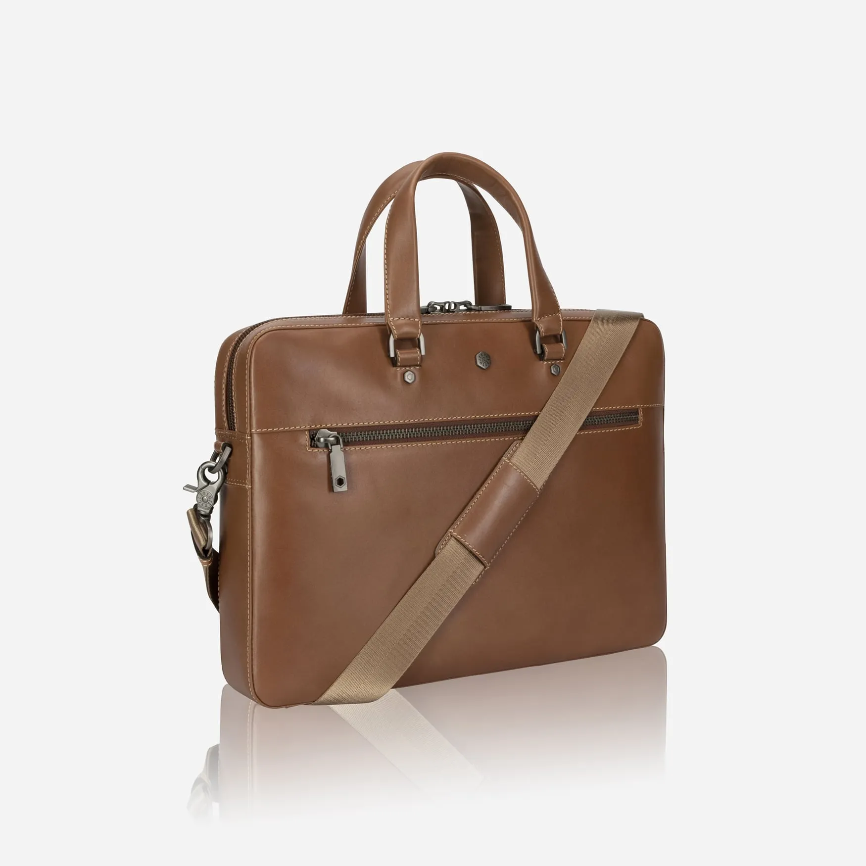 Slim Zip Top Briefcase, Colt