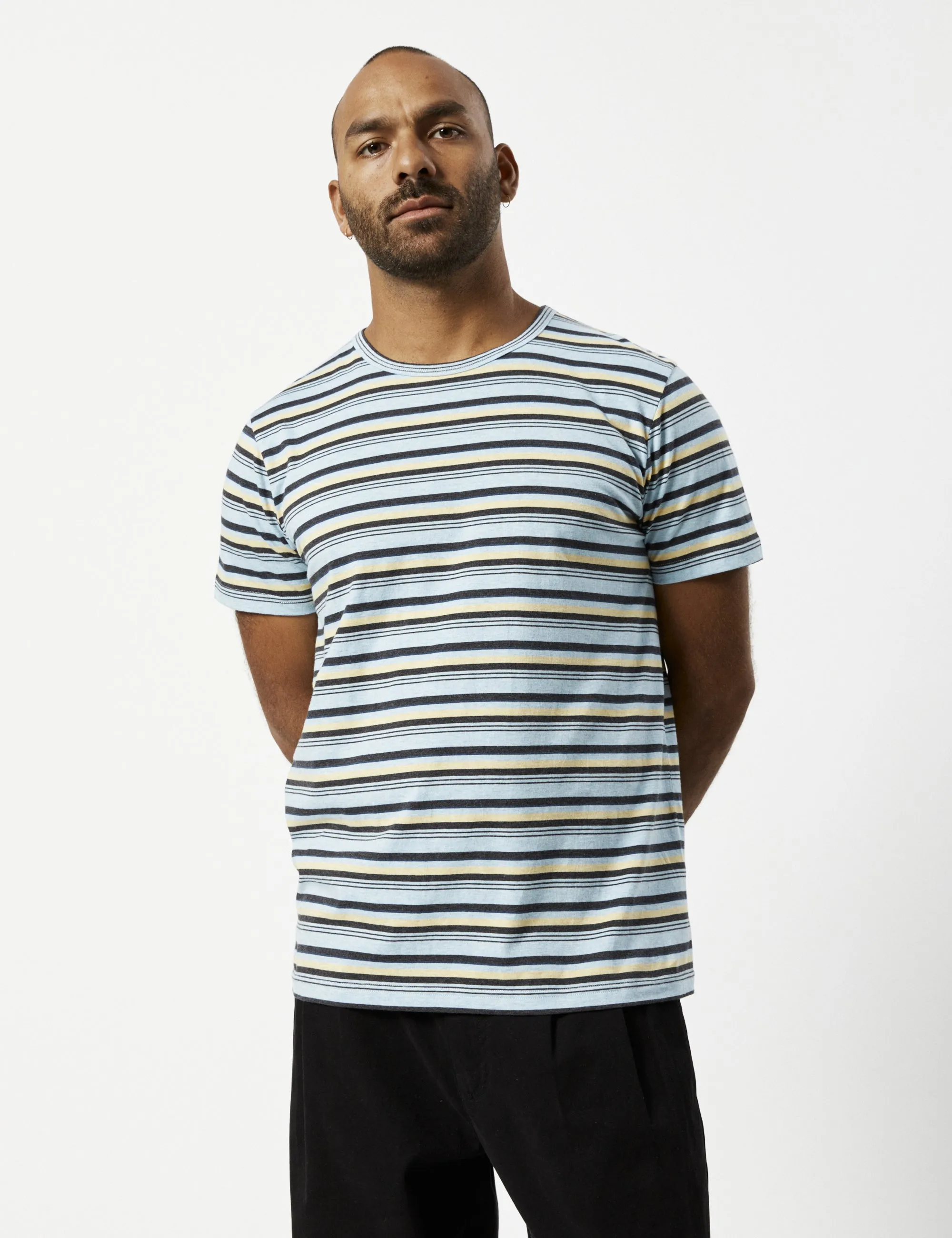 Stripe Tee - Vintage Blue Multi Stripe