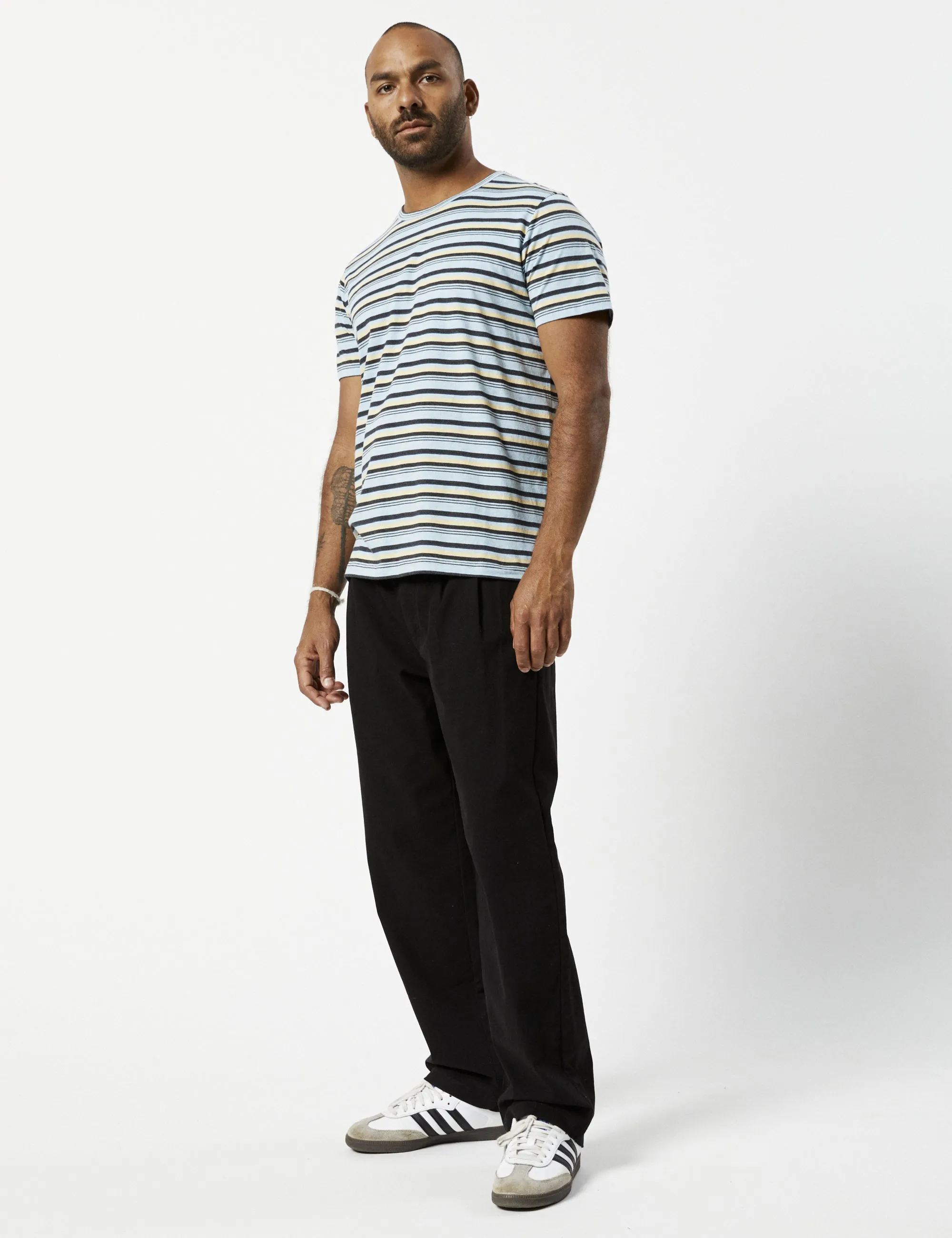 Stripe Tee - Vintage Blue Multi Stripe