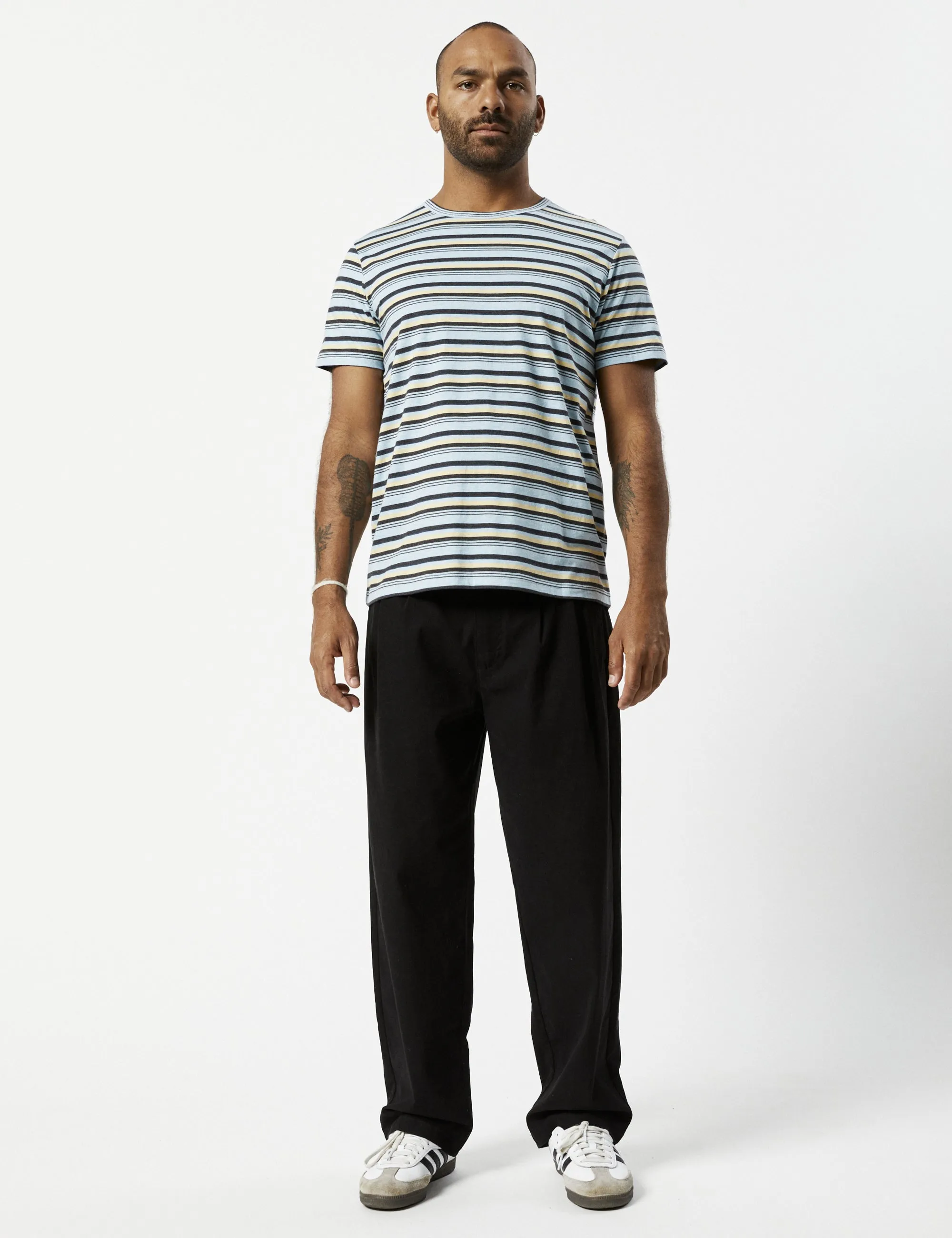 Stripe Tee - Vintage Blue Multi Stripe