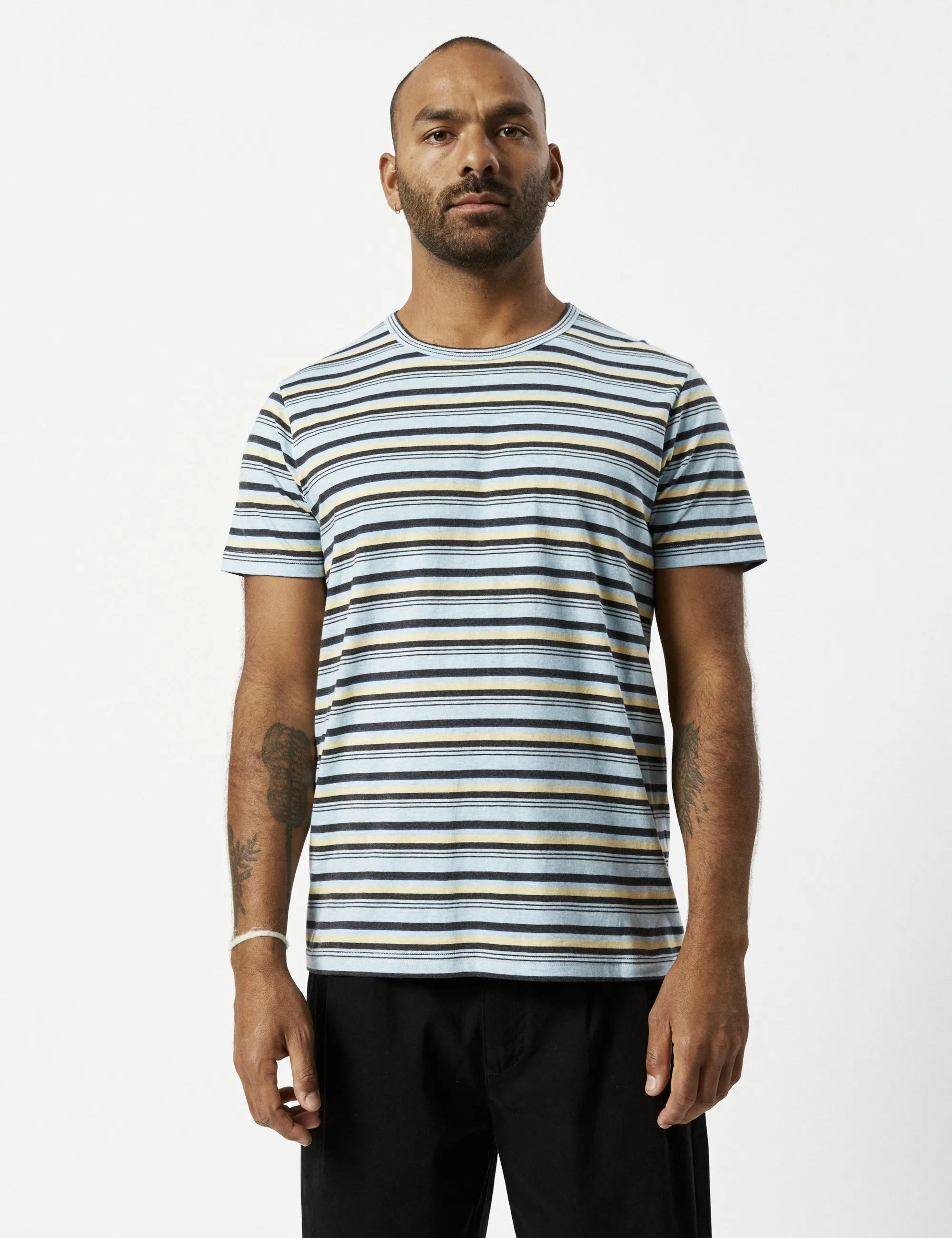 Stripe Tee - Vintage Blue Multi Stripe