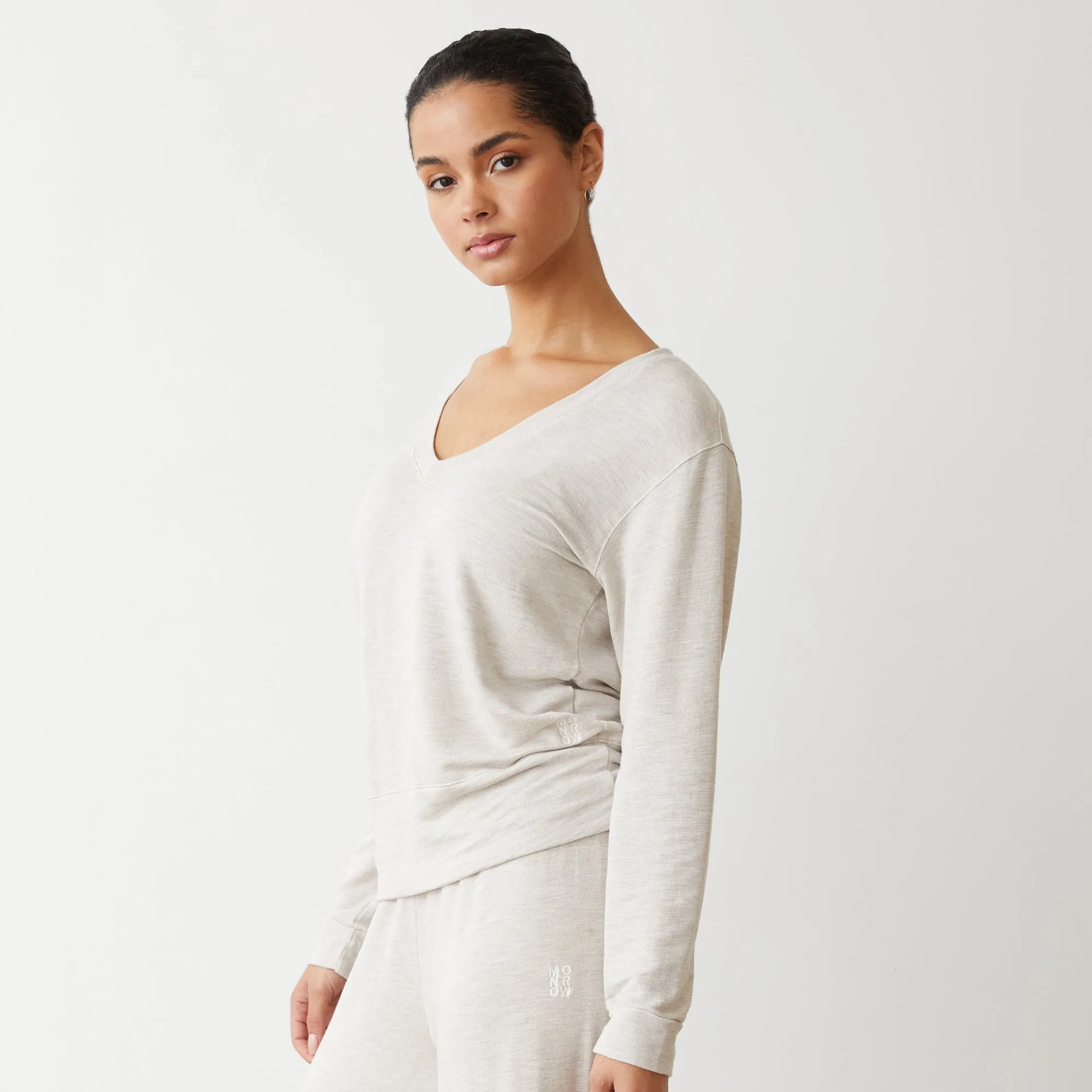 Supersoft V Neck Long Sleeve