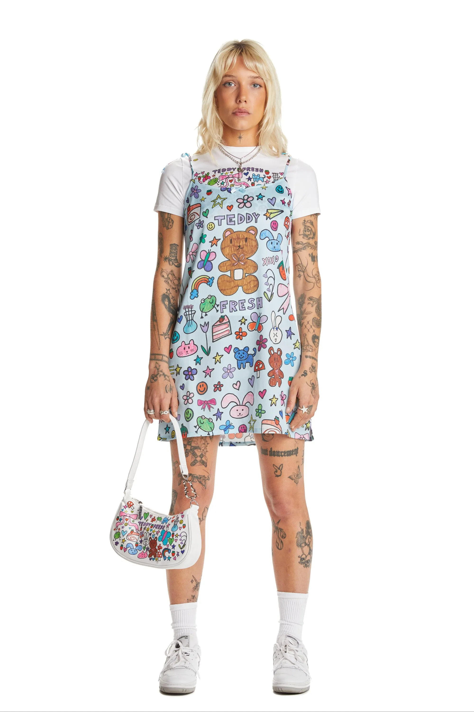 TF x Blo_oberry Sketchbook Satin Dress