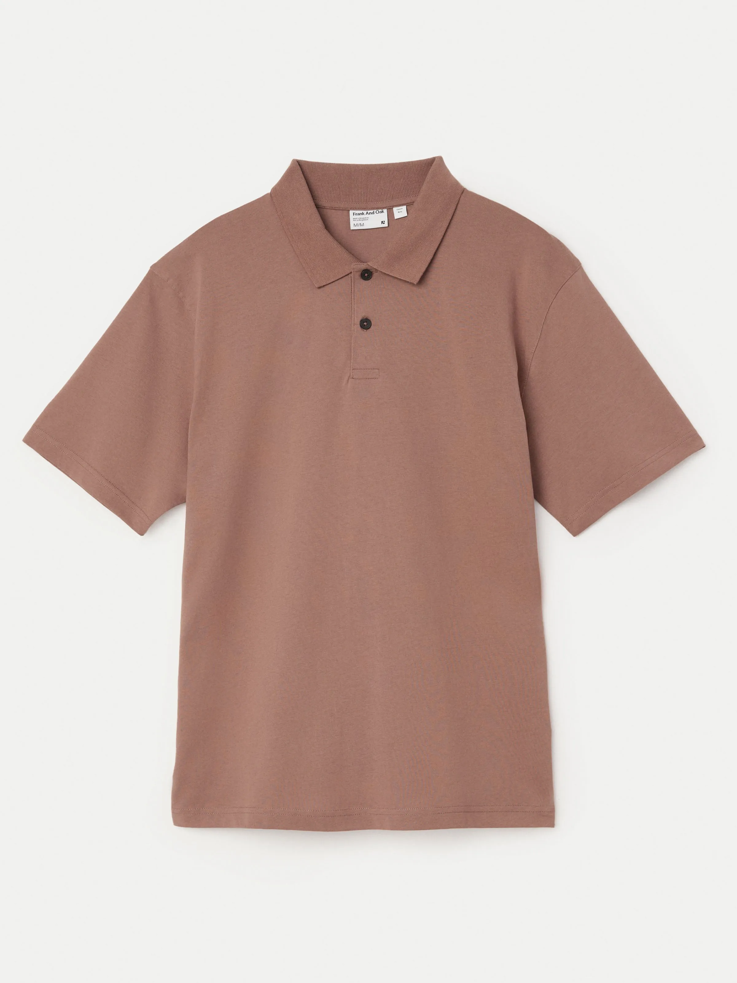 The Boxy Polo in Walnut