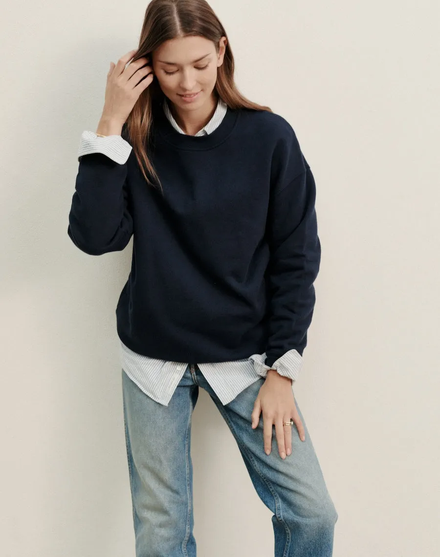 The Relaxed-fit SWEATSHIRT - True Navy