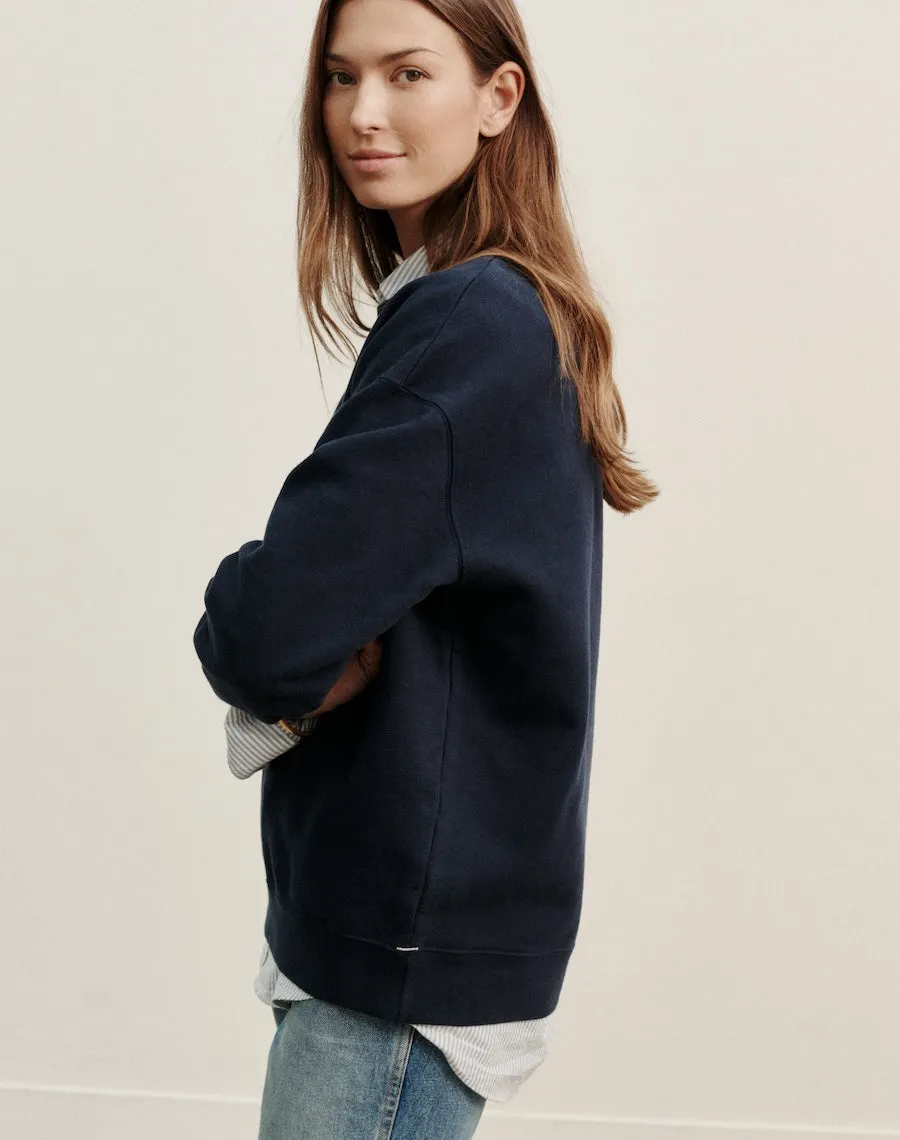 The Relaxed-fit SWEATSHIRT - True Navy