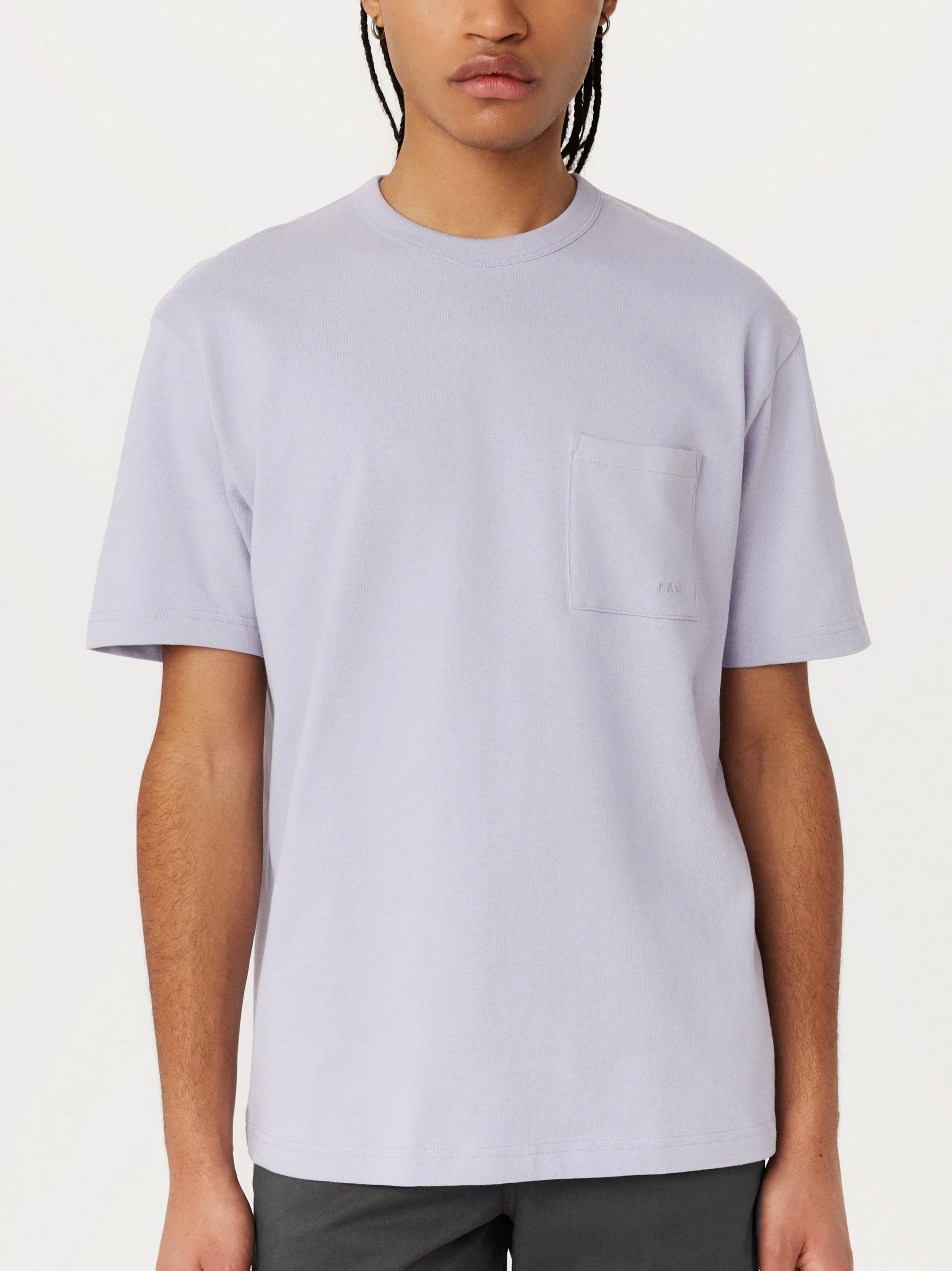 The Relaxed Pocket T-Shirt in Icy Blue