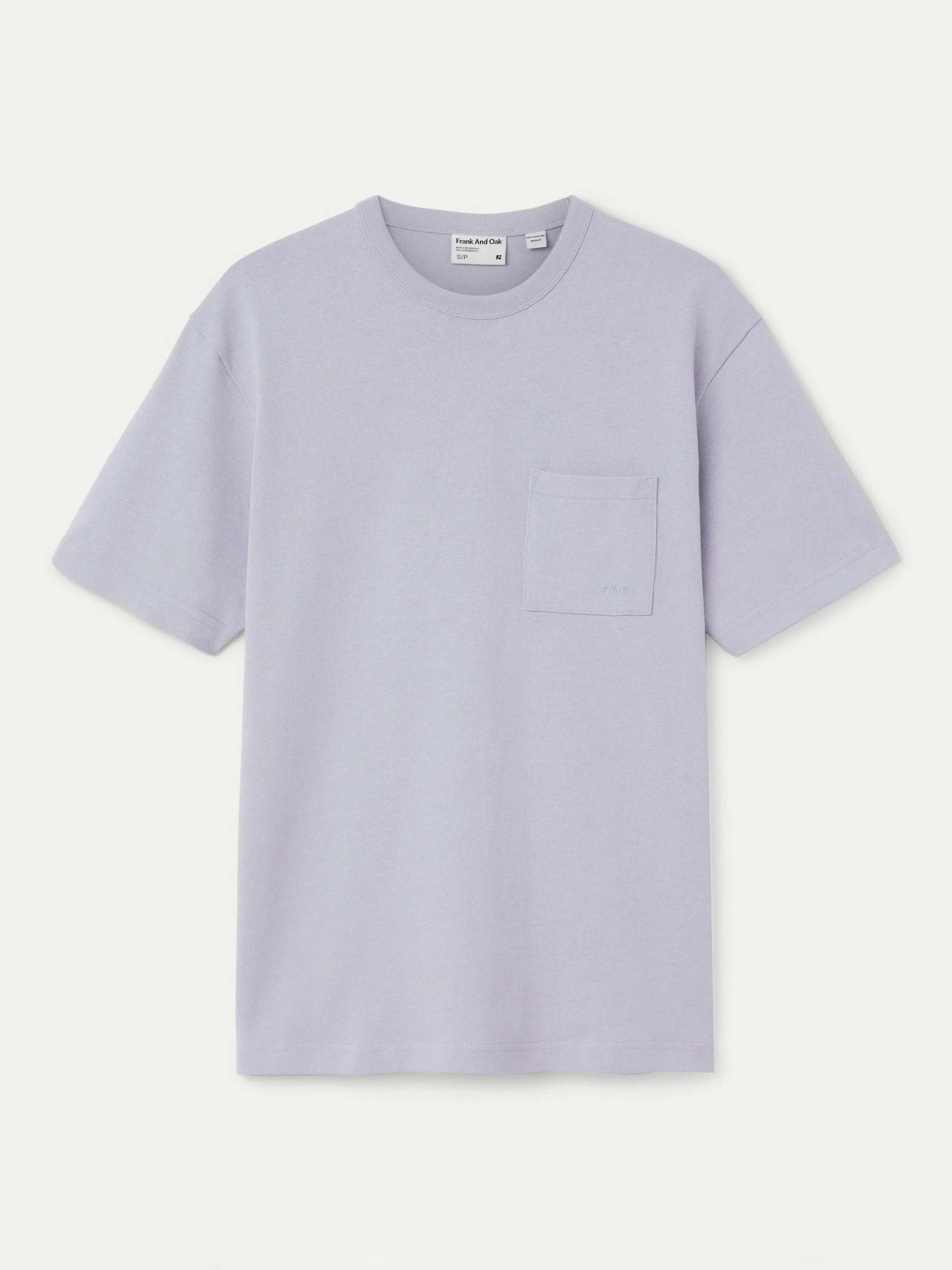 The Relaxed Pocket T-Shirt in Icy Blue