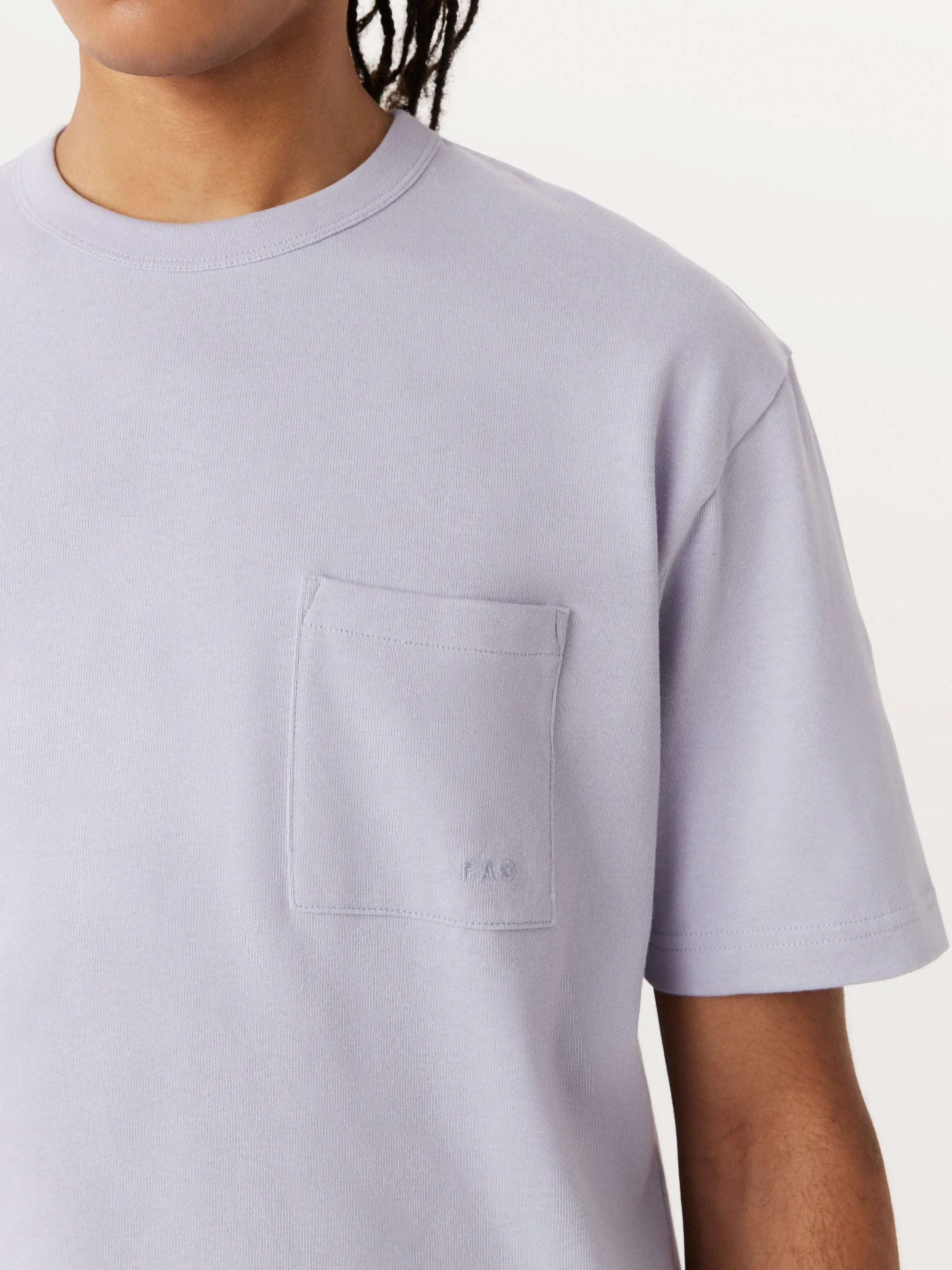 The Relaxed Pocket T-Shirt in Icy Blue