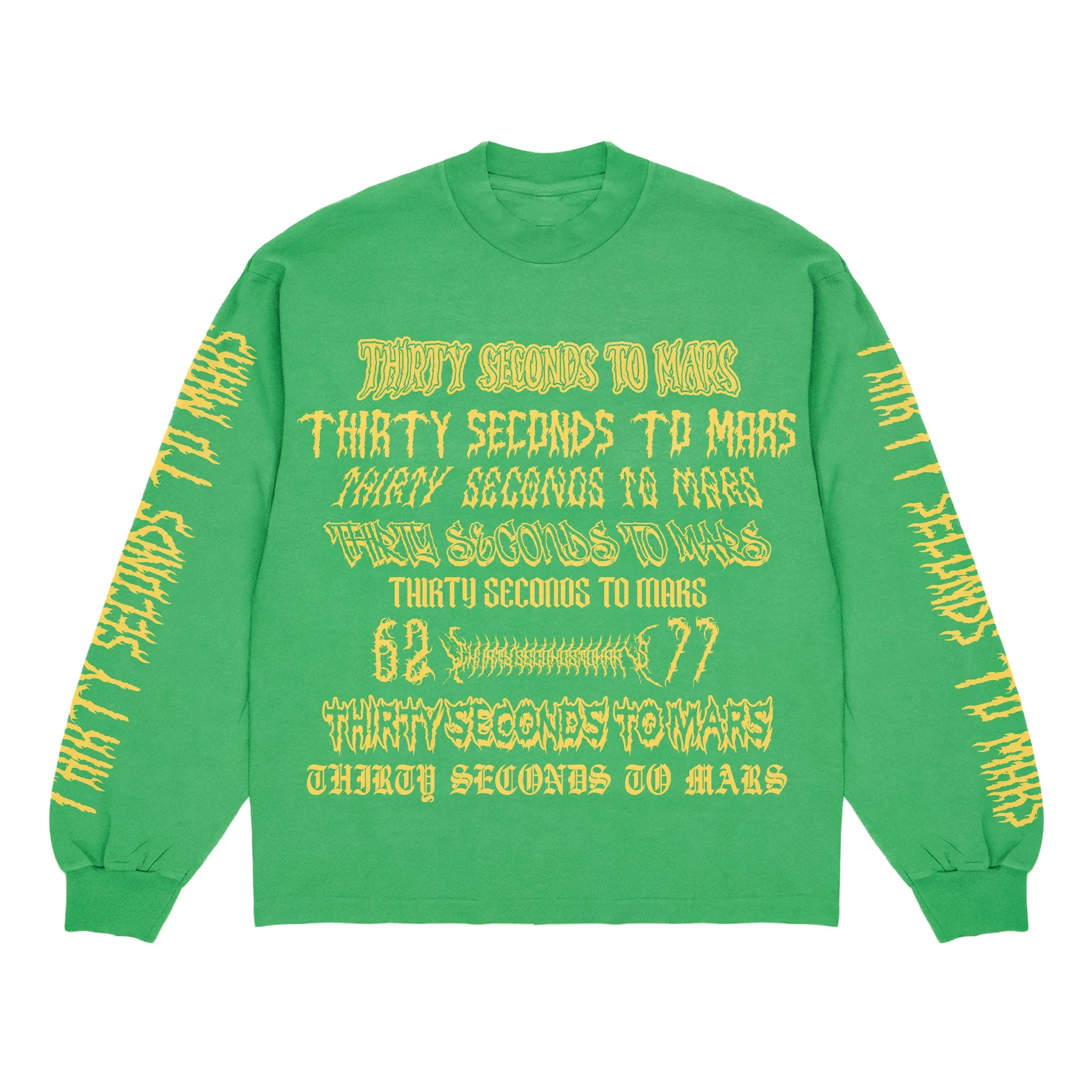 Thirty Seconds to Mars Heavy Metal Long Sleeve-Green