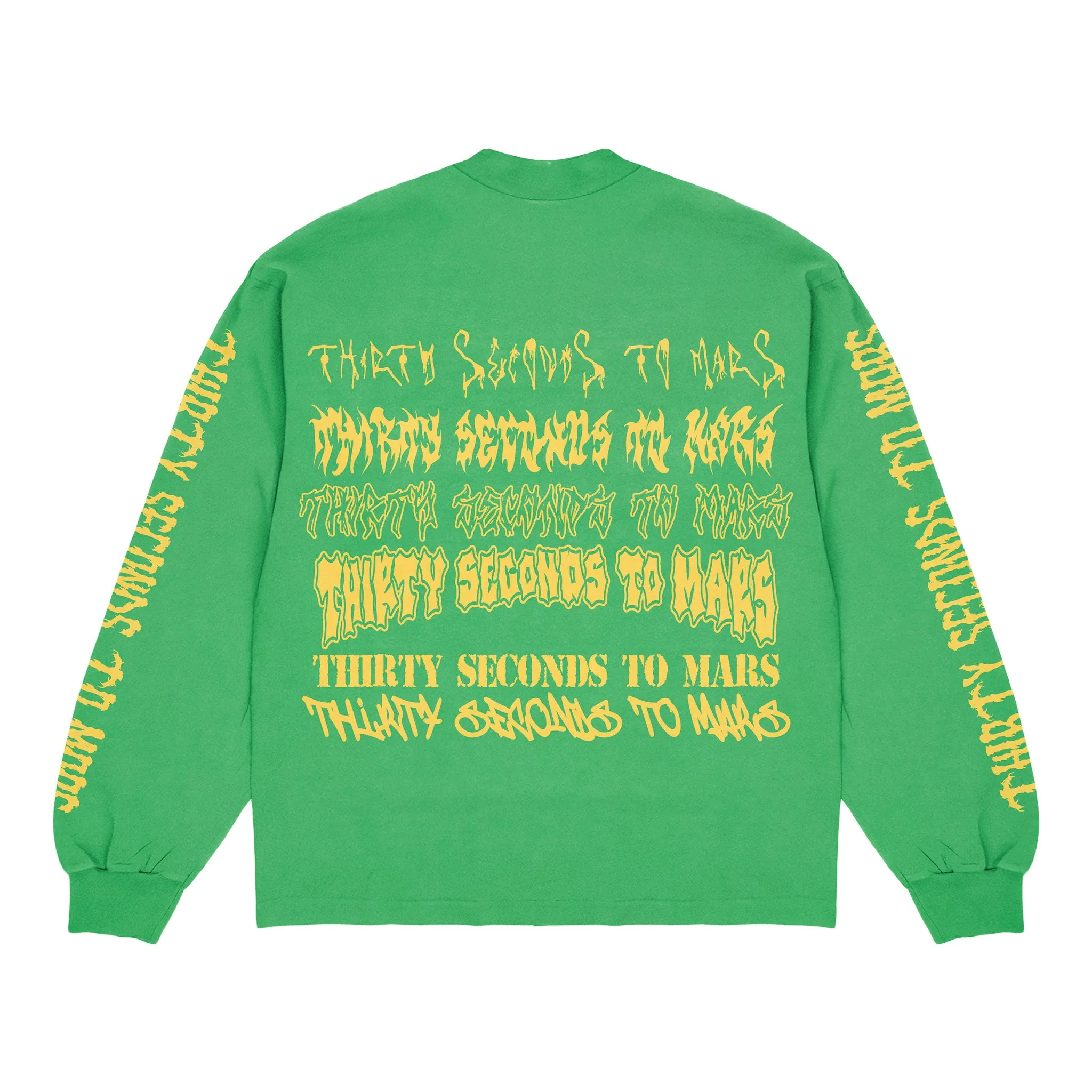 Thirty Seconds to Mars Heavy Metal Long Sleeve-Green