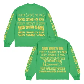 Thirty Seconds to Mars Heavy Metal Long Sleeve-Green