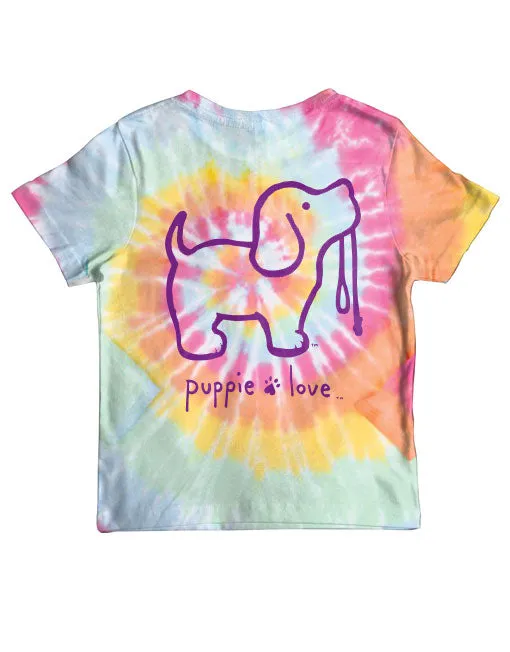 TIE DYE #2 PUP, YOUTH SS