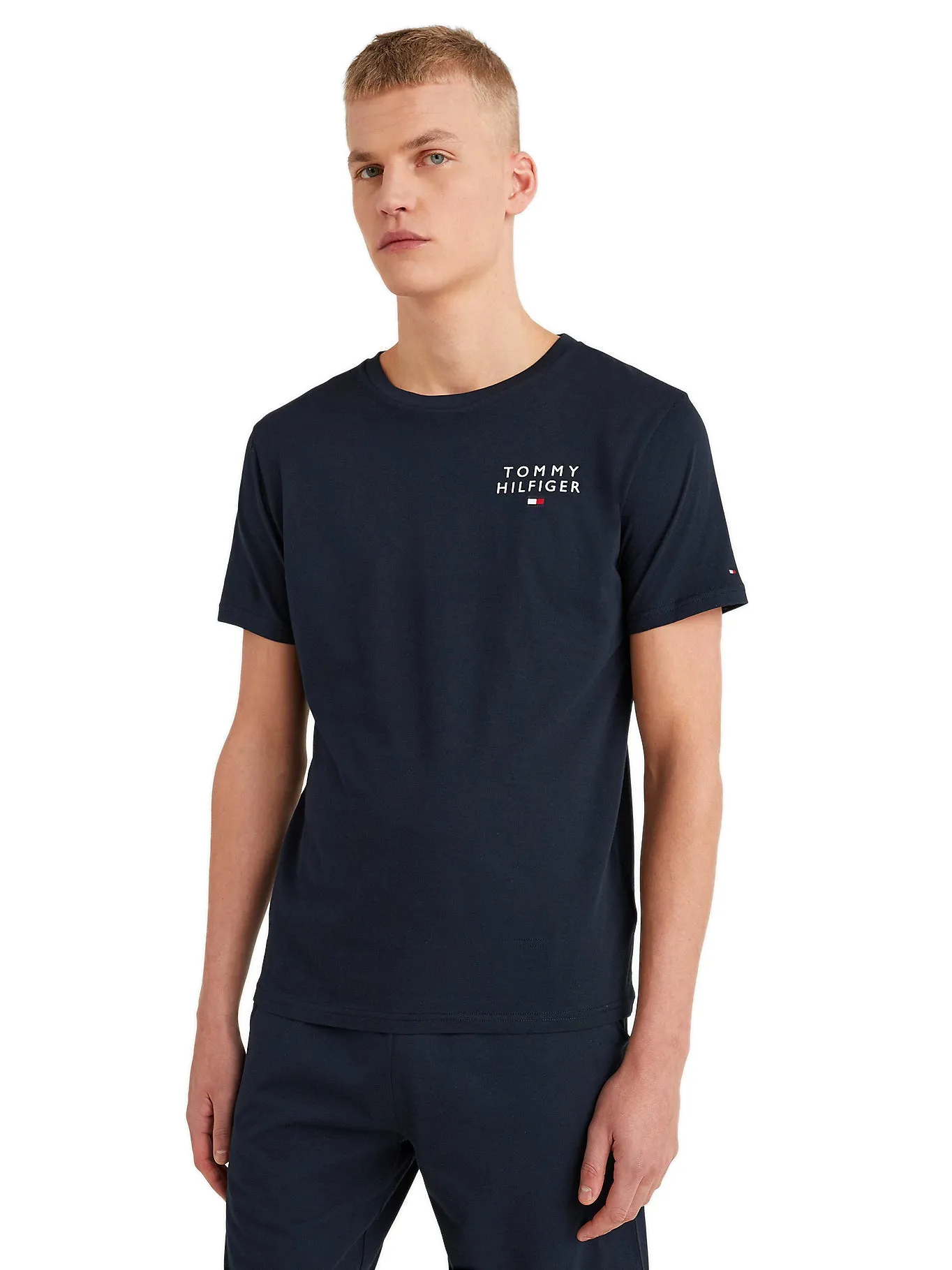 Tommy Hilfiger Mens Pyjama Embroidery T-Shirt