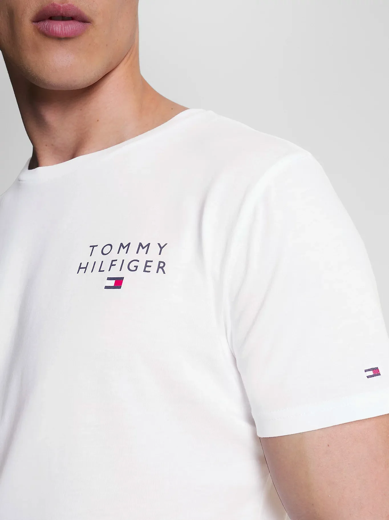 Tommy Hilfiger Mens Pyjama Embroidery T-Shirt