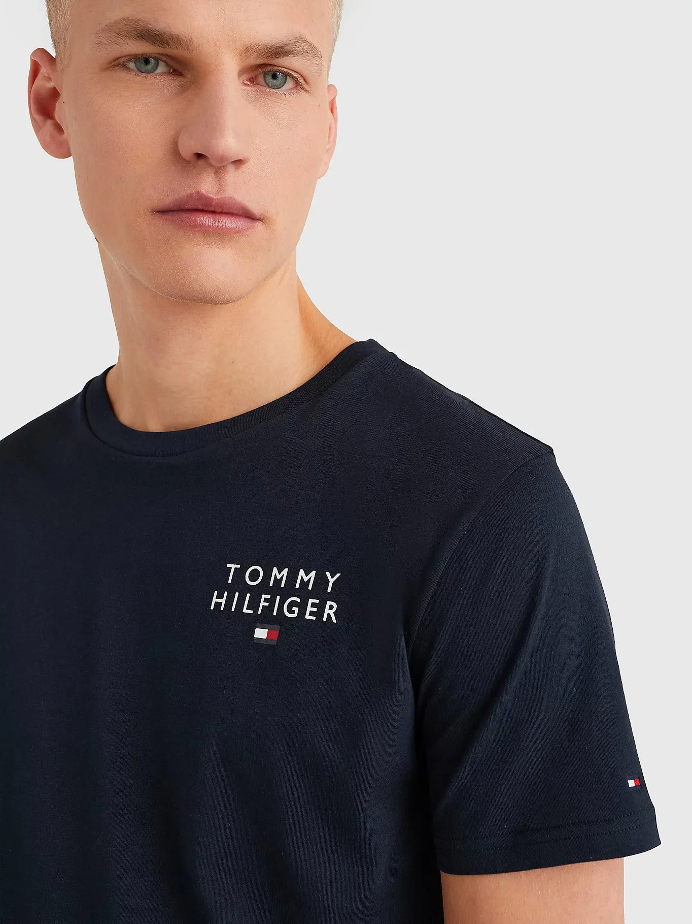 Tommy Hilfiger Mens Pyjama Embroidery T-Shirt