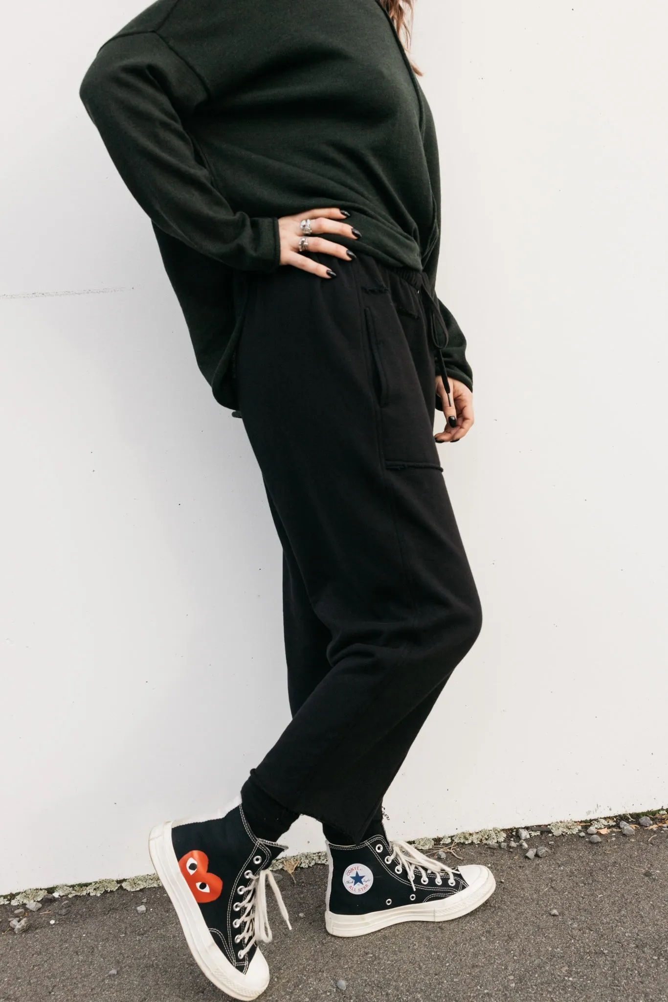 Trace Trackies | Black