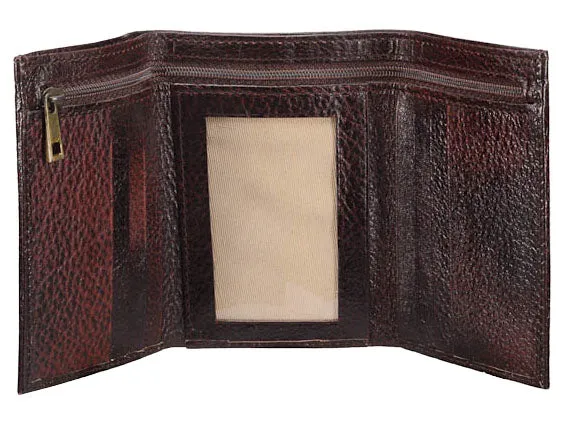 Tri Fold Mens Leather Wallet