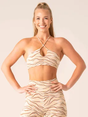 Unstoppable Sports Bra - Vanilla Zebra