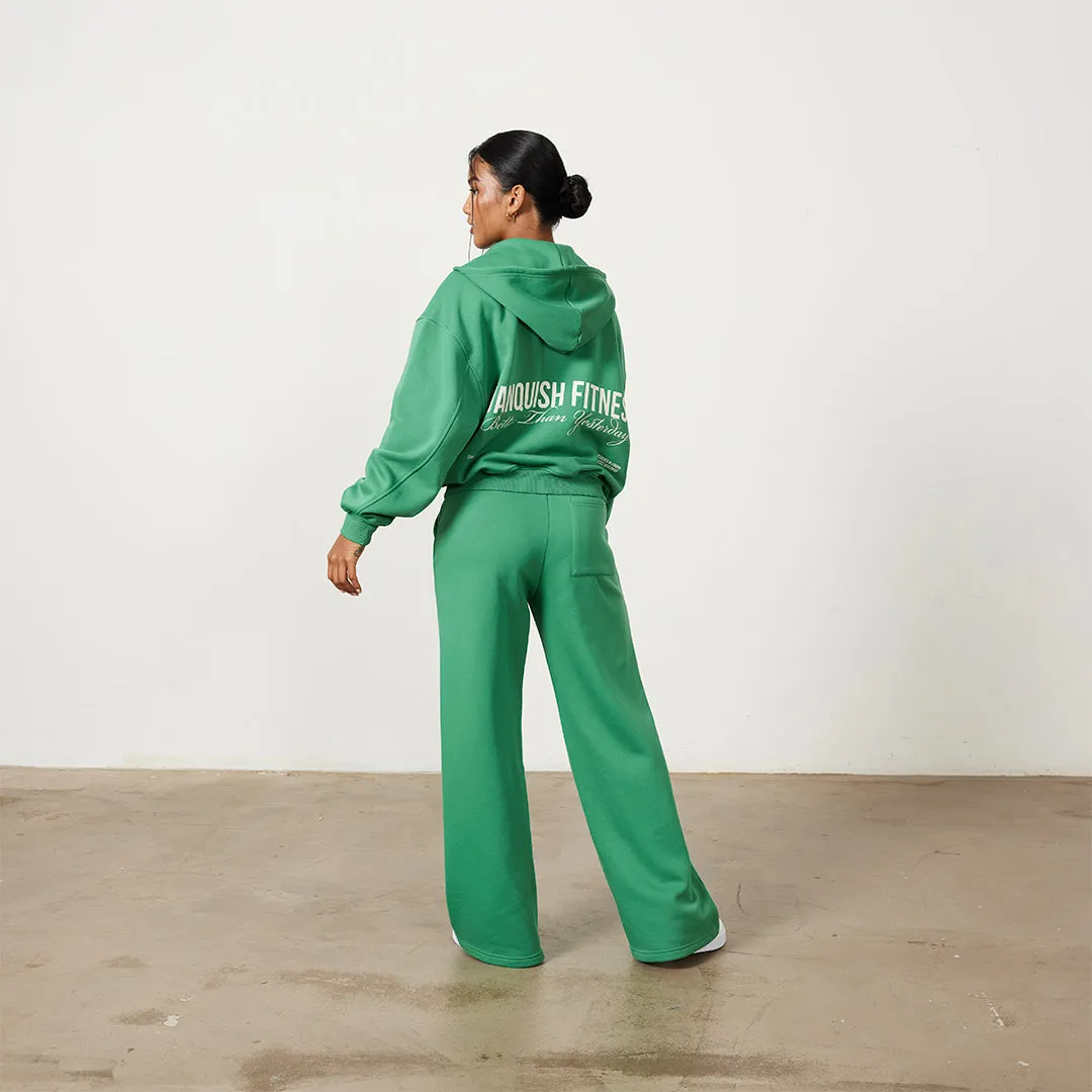 Vanquish Apple Green Rejuvenate Wide Leg Oversized Sweatpants