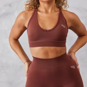 Vanquish Neutral V2 Seamless Brown Bra