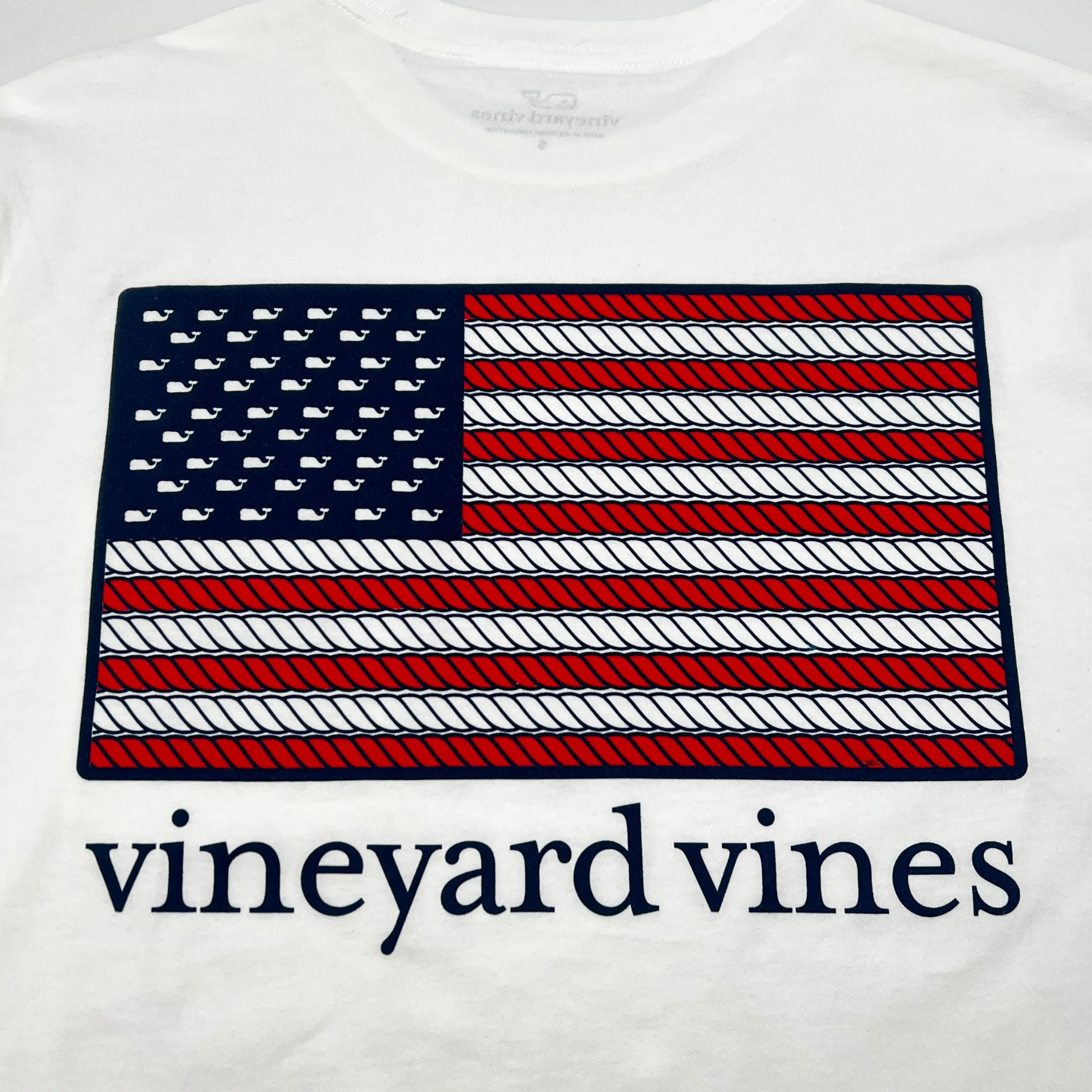 Vineyard Vines Buffalo, NY With American Flag Long Sleeve Shirt