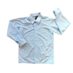 Vintage 1970's Nylon Blue Shirt /  5-6Y