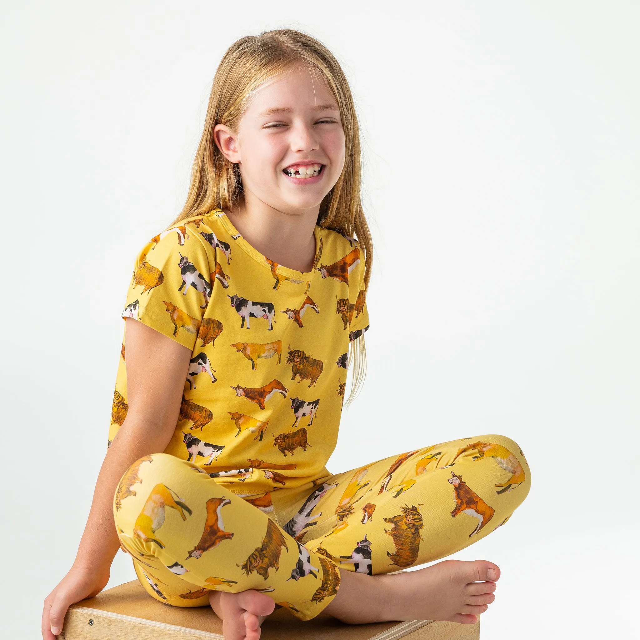 Vintage Cows Kids' Leggings