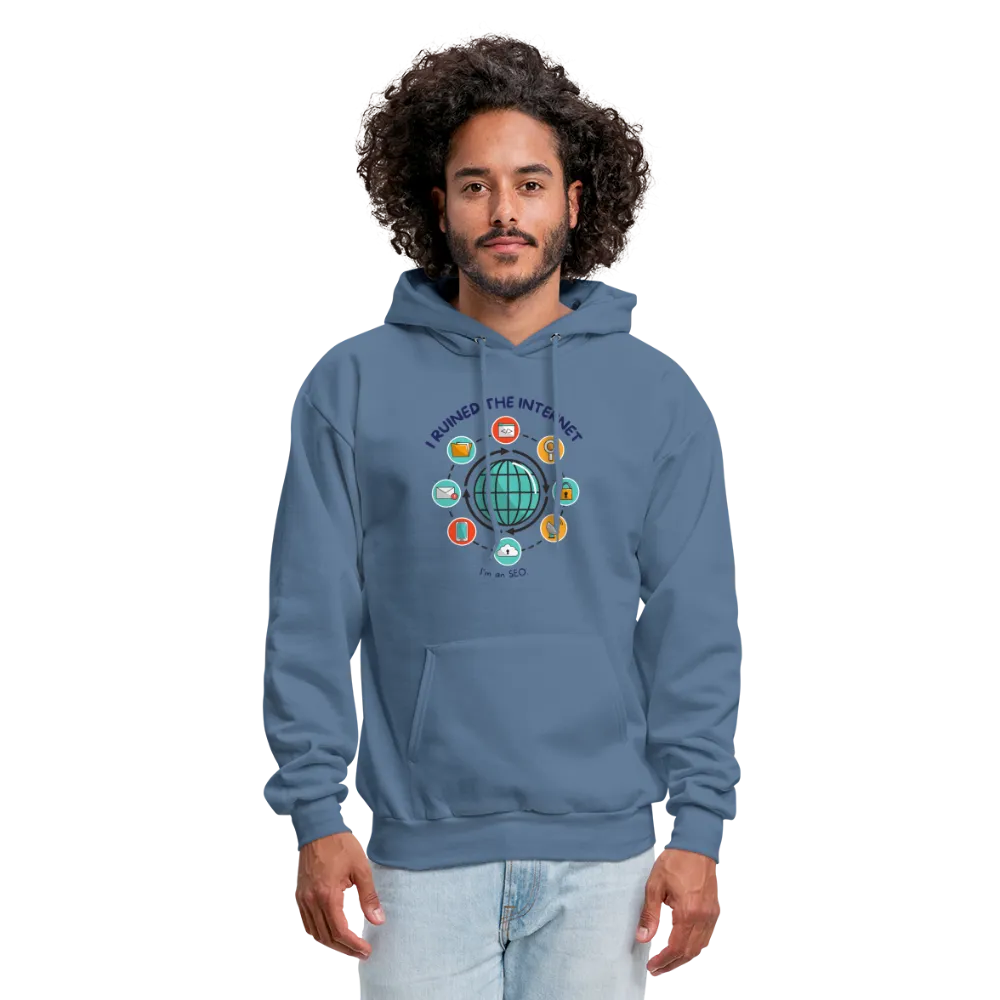 Web Wizardry: 'I Ruined the Internet, I'm an SEO' Men's Hoodie