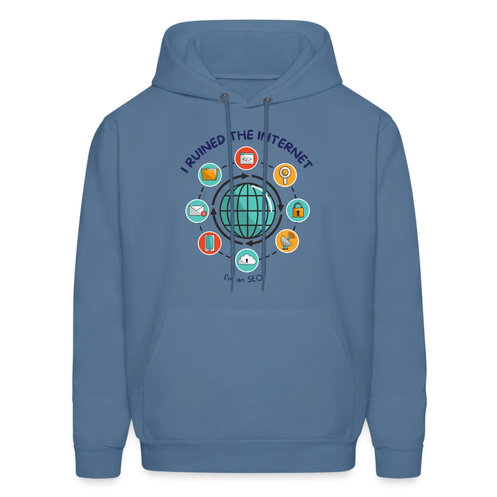 Web Wizardry: 'I Ruined the Internet, I'm an SEO' Men's Hoodie