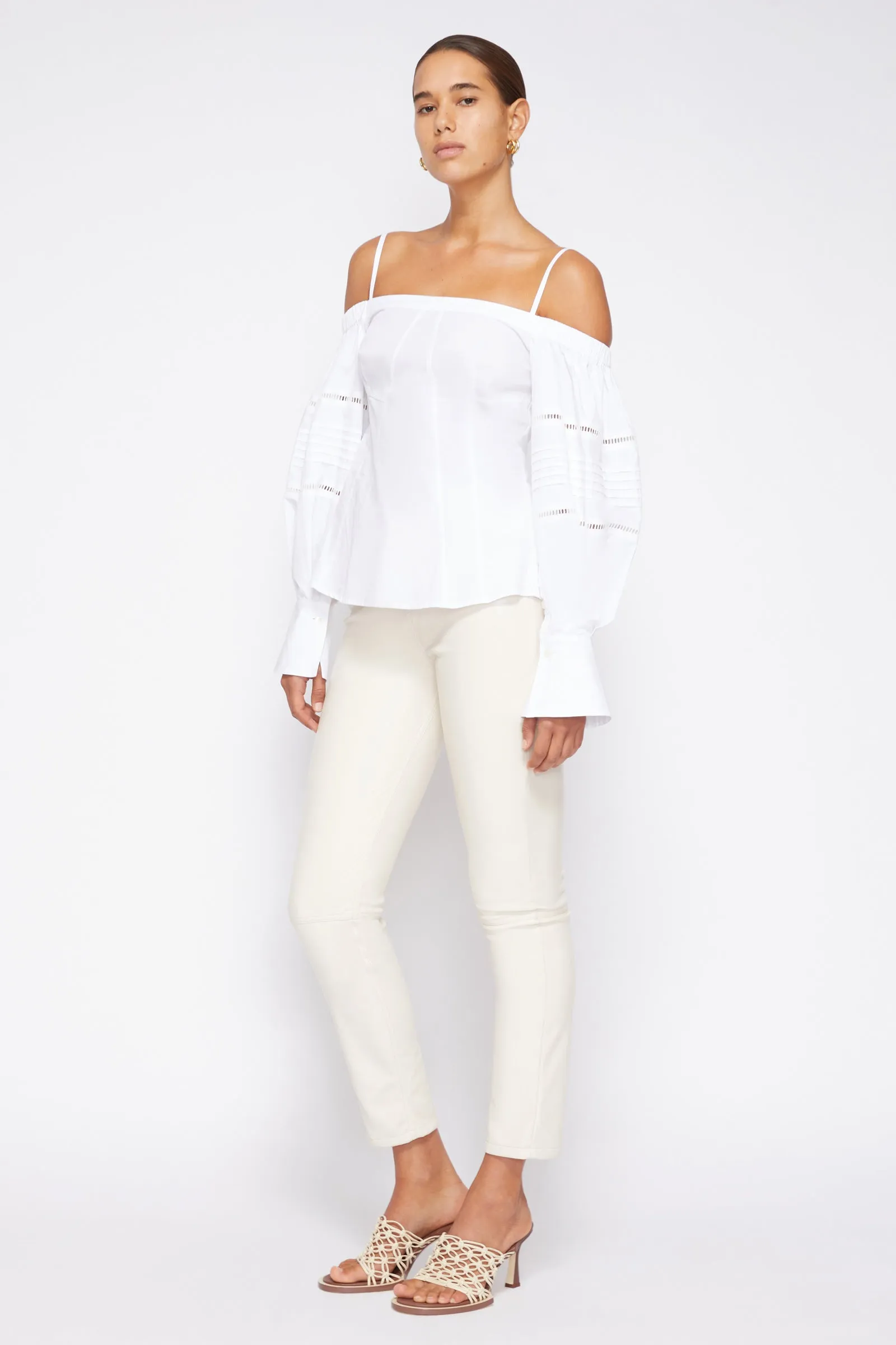 Whitney Off Shoulder Cotton Top