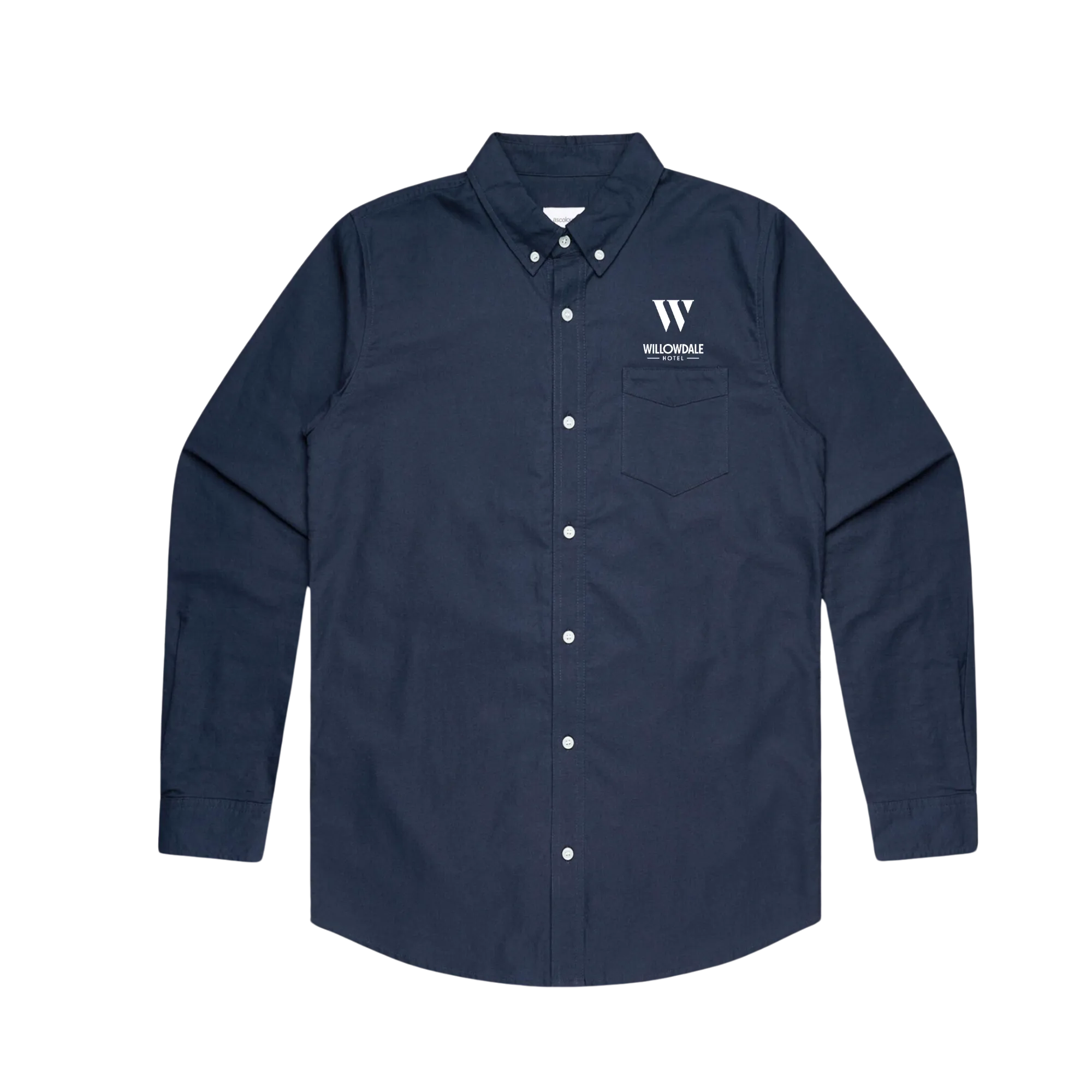 WILLOWDALE Oxford Supervisors Shirt - NAVY Long & Short Sleeve available.