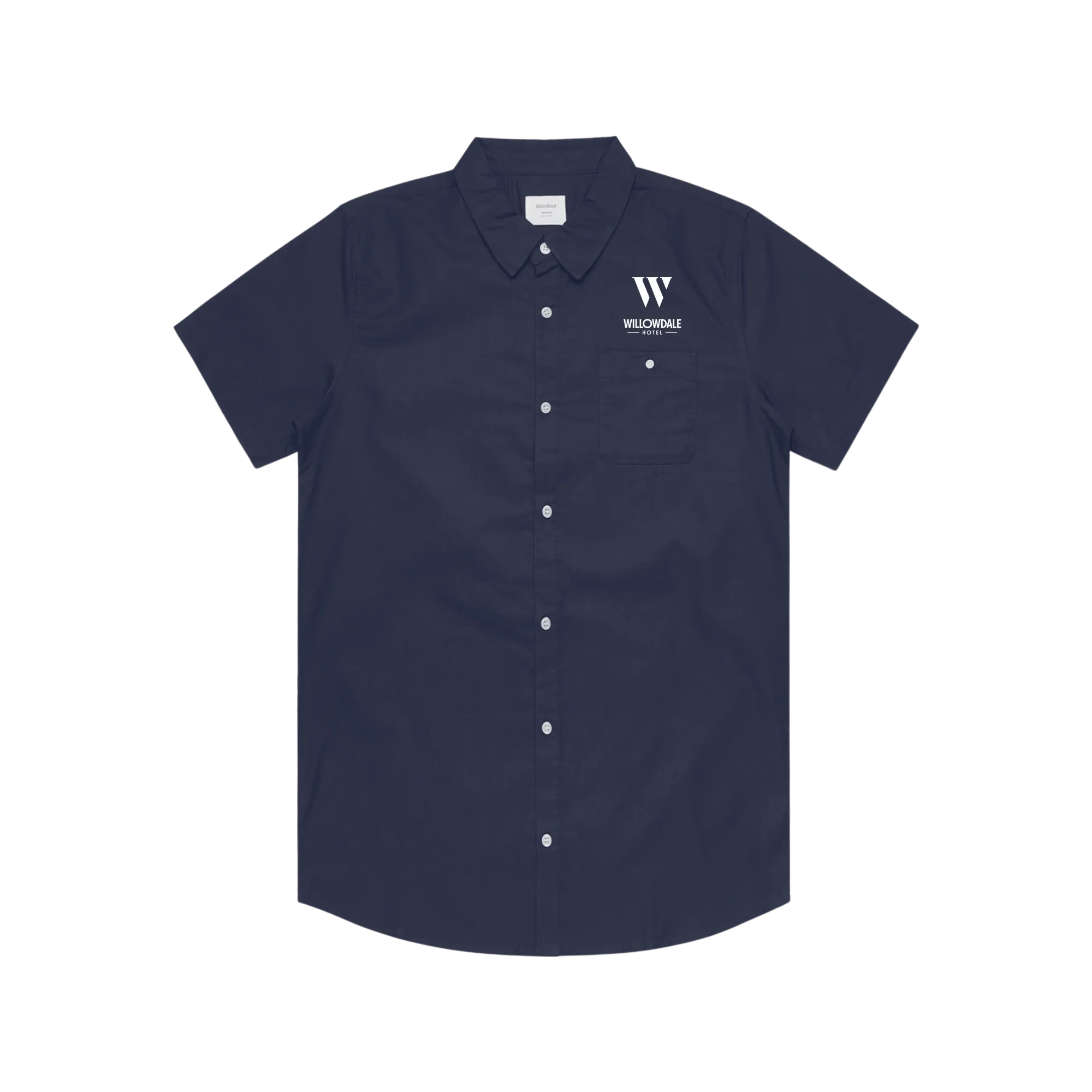 WILLOWDALE Oxford Supervisors Shirt - NAVY Long & Short Sleeve available.