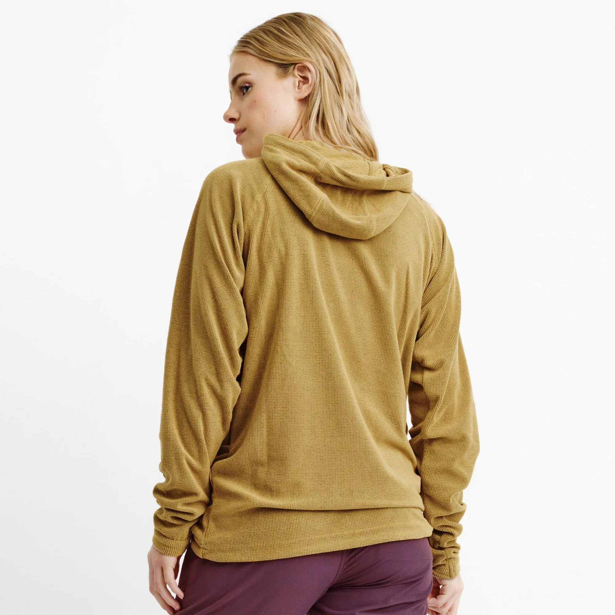 Womens Air-Grid Fleece Mustard