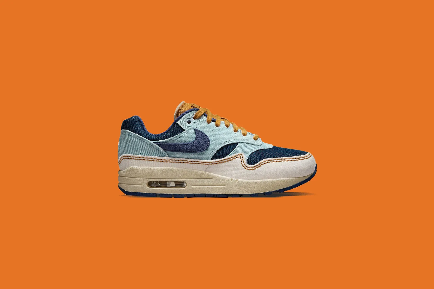 Women's Air Max 1 '87 'Aura' - Aura/Midnight Navy/Pale Ivory