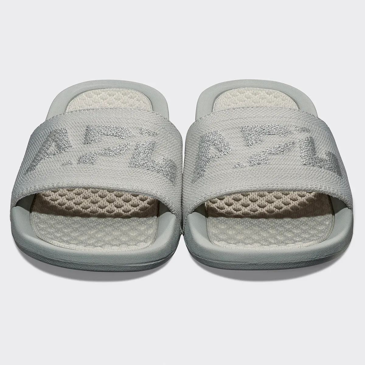 Women's Big Logo TechLoom Slide Steel Grey / Reflective Silver