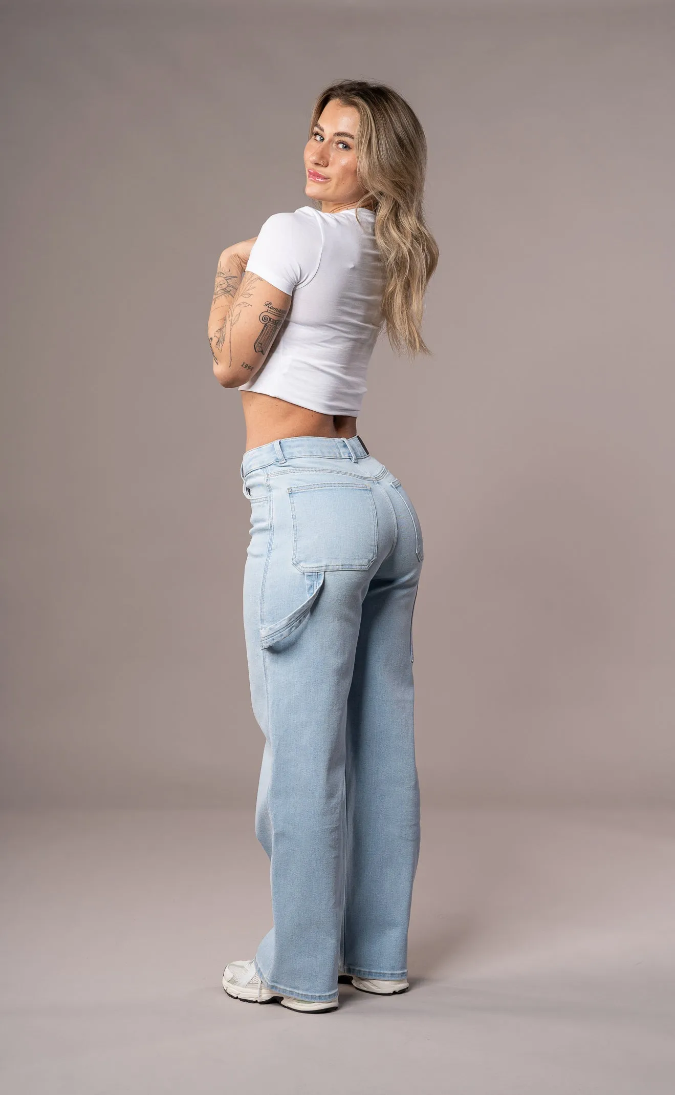 Womens Carpenter Fitjeans - Vintage Blue