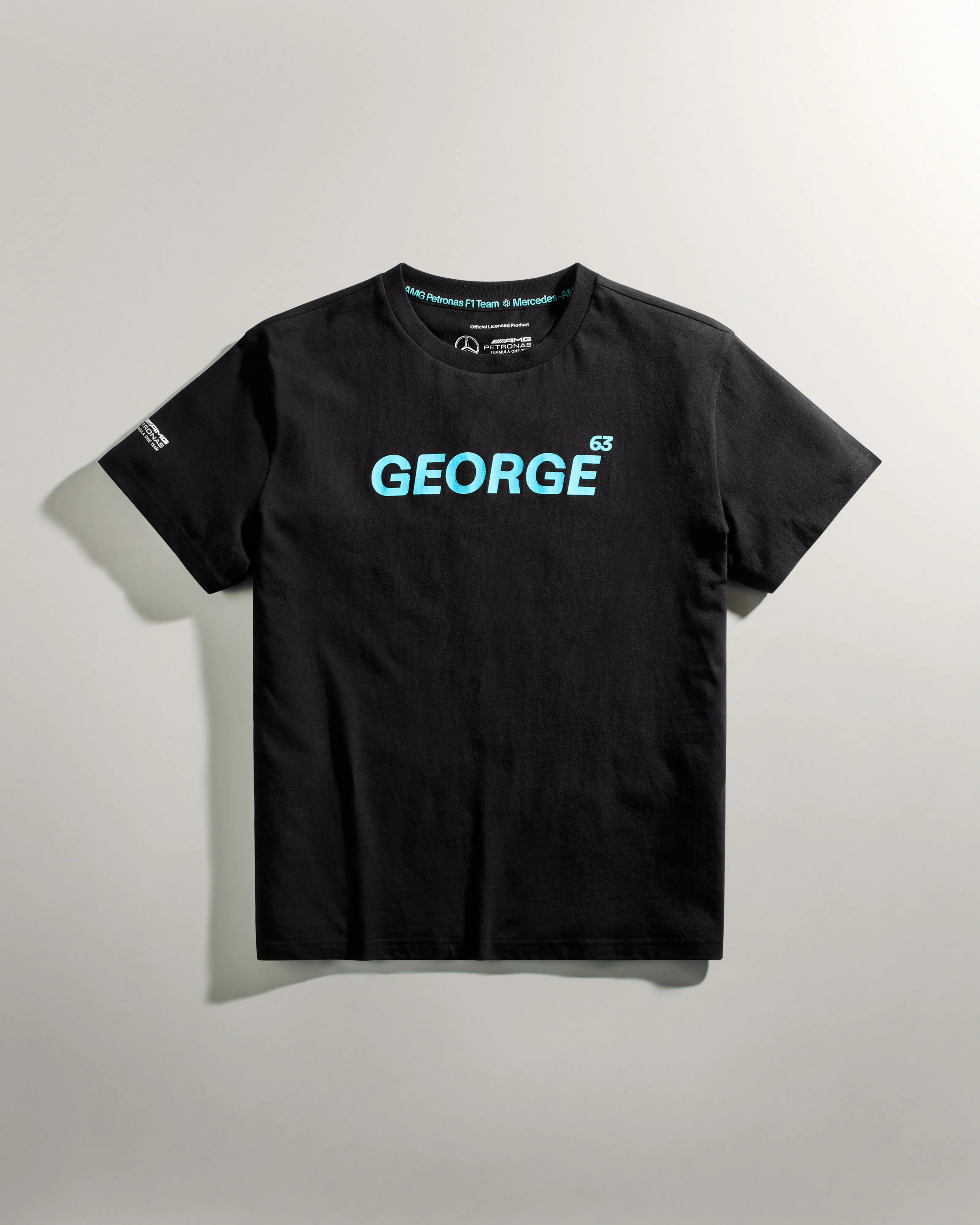 Womens George Russell Tee Black