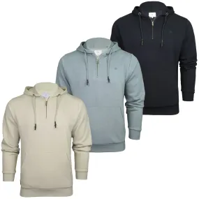 Xact Men's 1/4 Zip Overhead Hoodie Sweatshirt