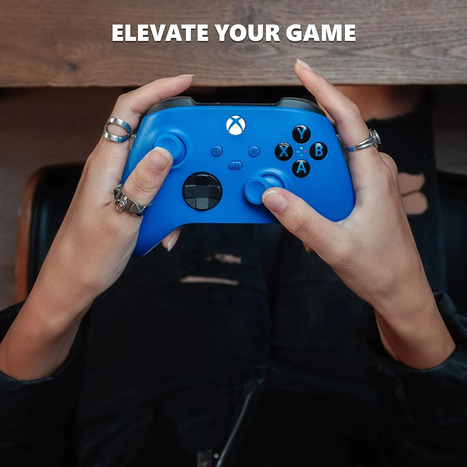 Xbox Wireless Controller Shock Blue - Wireless - Bluetooth - USB - Xbox Series X, Xbox Series S, Xbox One, PC, Android, iOS, Tablet - Shock Blue