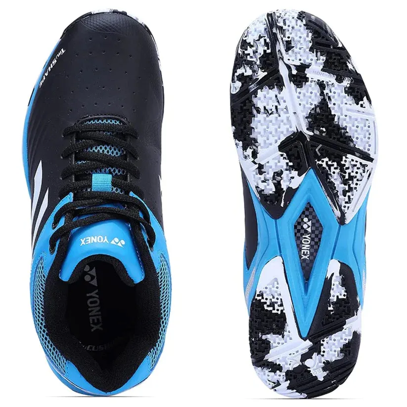 Yonex Akayu Super 6 Badminton Shoe | Black/Aqua Blue